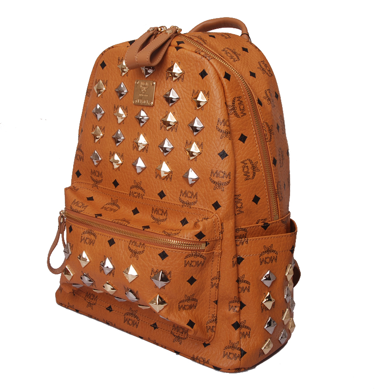 NEW MCM Studded Backpack NO.0057 - Click Image to Close